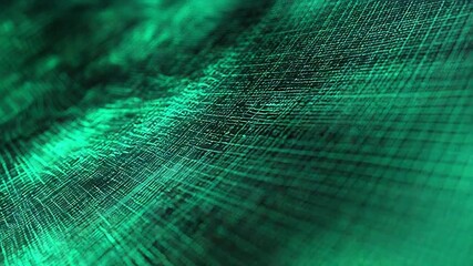 Digital data network lines creating abstract green grid - Powered by Adobe