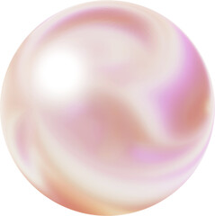Obraz premium pearl ball sea shell mermaid jewelry 3d rendering 
