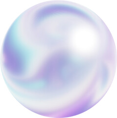 Obraz premium pearl ball sea shell mermaid jewelry 3d rendering 