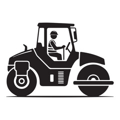 Heavy Construction Machinery Vector Image