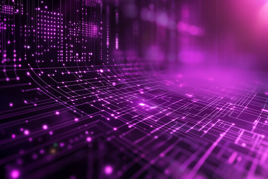 A abstract purple technology background