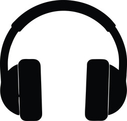 Headphone graphic design, Isolated music listening element