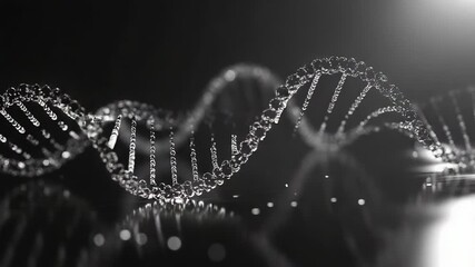 Dna helix forming molecular structure science concept - Powered by Adobe