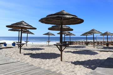 Guarda sóis na praia