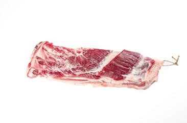 Fresh Raw Pork Ribs with Skin - Premium Cut for BBQ Grilling and Smoking
