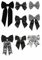 Hair bows display elegance in studio