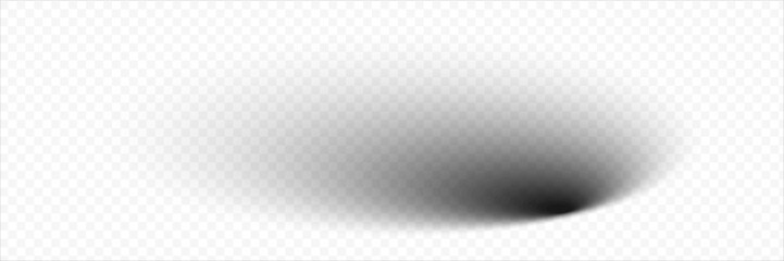 Realistic round shadow and shadow effect. Poster, flyer, business card, banner shadow collection. PNG shadow isolated on transparent background.