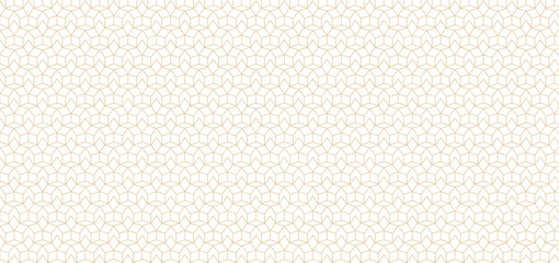 Elegant decorative geometric pattern background featuring seamless ornamental line art design texture