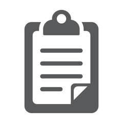 Clipboard Vector Icon Illustration Checklist Medical Form Notebook Data Information Task Management To Do List Planning Organizer Document
