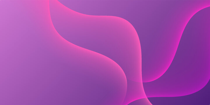 Abstract Pink and Purple Gradient Wavy Background. creative element design