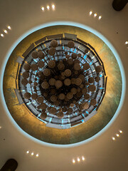 ceiling of the church