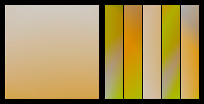 Abstract gradient background and palette, earthy terracotta colors, for rustic and autumn design - Powered by Adobe