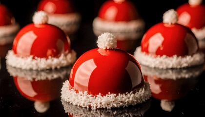 Dolci Cappello Babbo Natale Rossi