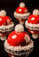 Dolci Cappello Babbo Natale Rossi