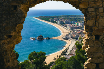 view of the coast in Spain