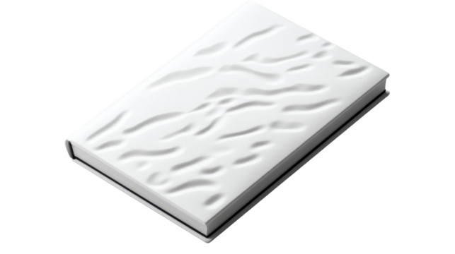 Textured Notebook on Transparent Background - Powered by Adobe