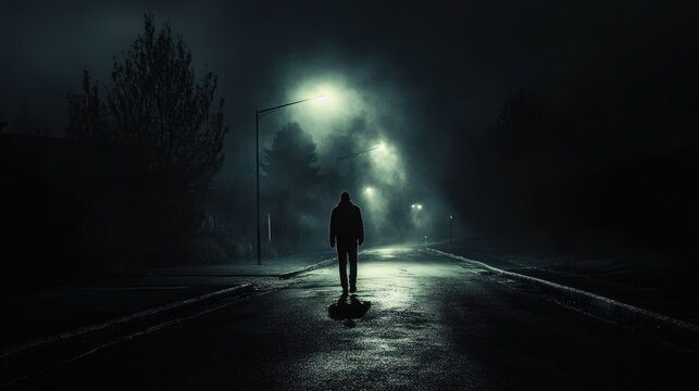 Solitary Night Walk
