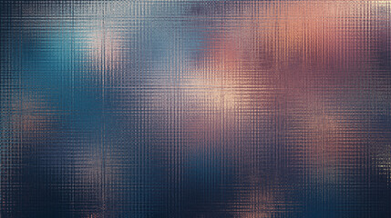 Abstract Blurred Light Behind Textured Grid Surface