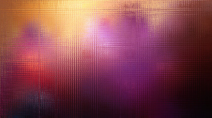 Abstract Blurred Colors Behind Textured Glass with Grid Pattern