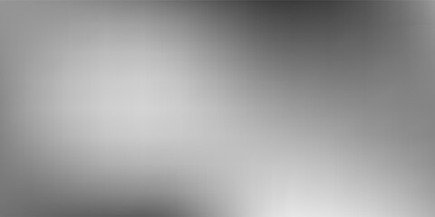 Silver foil background with metal mirror texture. Chrome gradient surface with light gloss simple abstract