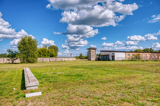 The Sachsenhausen concentration camp, located in the town of Oranienburg, in Brandenburg, Germany, was built by the Nazis in 1936.