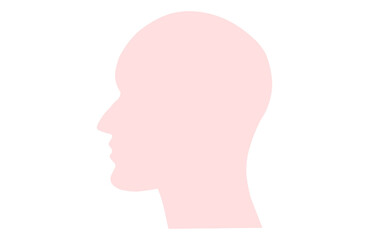 silhouette of a human head, Png