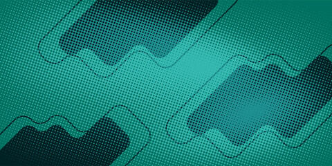 Retro Comic Style Geometric Pattern Backdrop