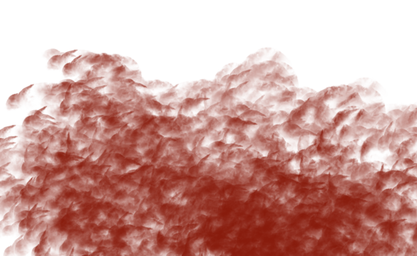 Abstract red smoke swirling on a black background isolated on transparent background - Powered by Adobe