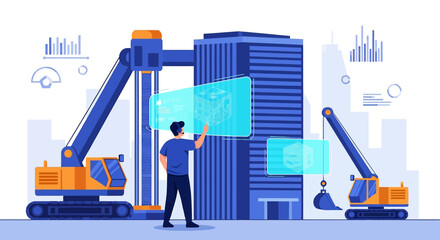 Innovative construction technology using augmented reality for future building projects