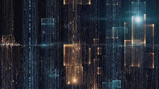 Cybernetic Data Stream &mdash; Seamless Vertical Flow Loop