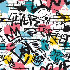 Urban grunge marker art design