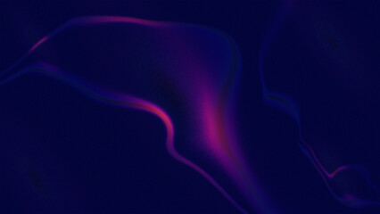 Dark Blue Abstract Flowing Gradient with Pink Highlights
