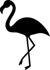 Obraz premium flamingo on a white background