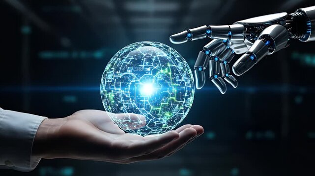 Conceptual visualization of ethical AI development