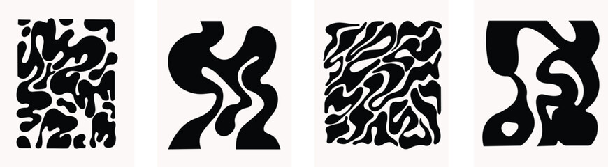 Groovy Handmade Art in Retro Artistic Style