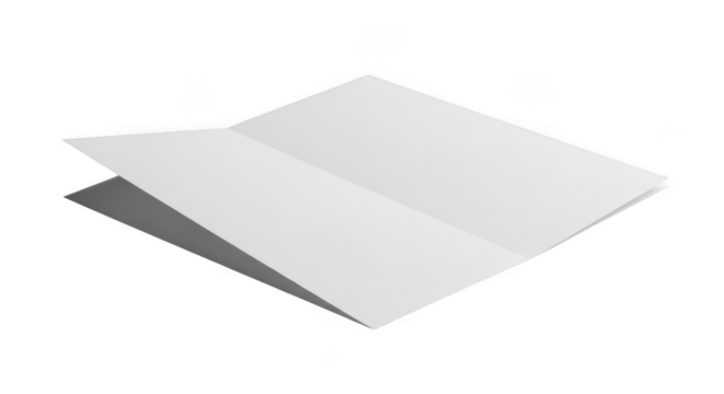 Brochure isolated on transparent background