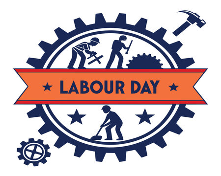 labor day editable text effect