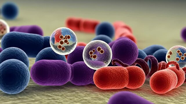 Microscopic 3D Landscape of Bacterial Biofilm and Mixed Species