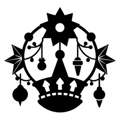 vector illustration of a crown