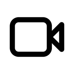 Video camera icon vector UI
