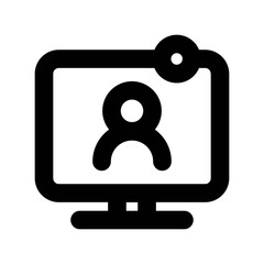 Meeting icon vector UI