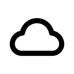 Cloud icon vector UI