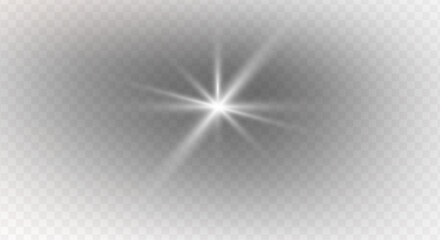 PNG sparkle effect with spotlight and glowing light on abstract stadium scene, flare burst, glitter disco flash, futuristic glow, beam, laser ray, magic lens, transparent background 