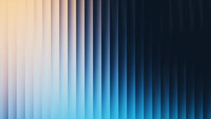 Obraz premium Smooth abstract vertical gradient lines background, blue yellow
