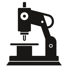 Microscope Glyph Icon