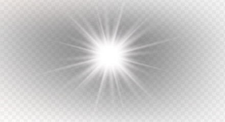 PNG sparkle effect with spotlight and glowing light on abstract stadium scene, flare burst, glitter disco flash, futuristic glow, beam, laser ray, magic lens, transparent background 