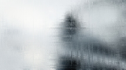 Abstract silhouette behind frosted glass &ndash; emotional isolation and blurred perception concept