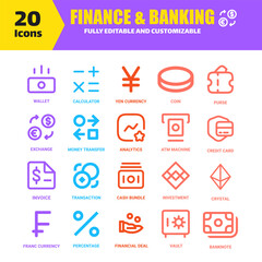 Finance and Banking Icons
