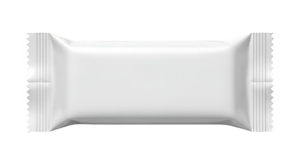 White Rectangular Snack Bar Wrapper packaging candy bar