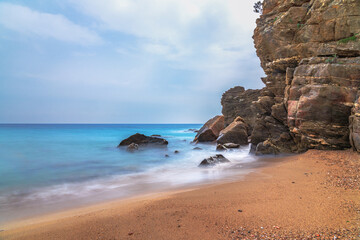 Bonporteau beach in Cavalaire, Var, France